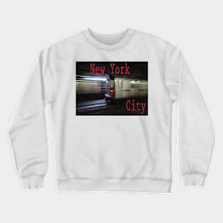 New York City Subway Blur Crewneck Sweatshirt